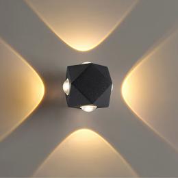 Уличный настенный светодиодный светильник Odeon Light Diamanta  - 5